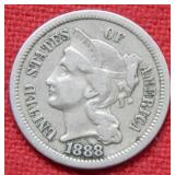 1888 Three Cent Nickel