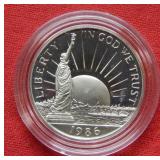 1986 Proof Statue of Liberty Comm Half Dollar