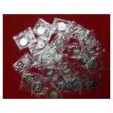 25 Canada Nickels from 1960s in original packaging