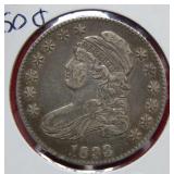 1833 Capped Bust Silver Half Dollar