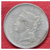 1866 Three Cent Nickel