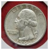 1943 Washington Silver Quarter