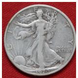 1920 S Walking Liberty Silver Half Dollar