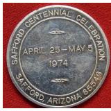 1974 Safford AZ Silver Centennial Commemorative