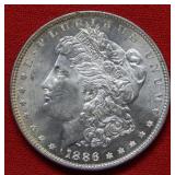 1886 Morgan Silver Dollar Coin