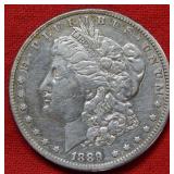 1889 CC Morgan Silver Dollar Coin