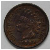 1893 Indian Head Cent - Red and Brown