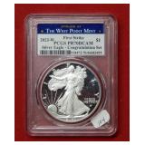 2023 W Silver Eagle PCGS PR70 DCAM 1 oz
