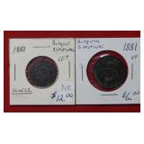 (2) 1981 Bulgaria 2 & 5 Stotinki Coins