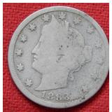1883 Liberty Head Nickel - with Cents
