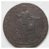 1796 English Half Penny