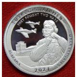 2021 Tuskegee Airmen Silver Quarter