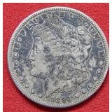 1893 CC Morgan Silver Dollar Coin