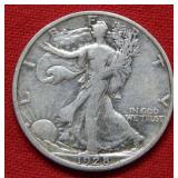 1928 S Walking Liberty Silver Half Dollar Coin