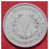 1883 Liberty Head Nickel - No Cents