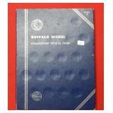 Lot of 11 Buffalo Nickels with free book