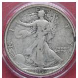 1917 Walking Liberty Silver Half