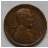 1915 S Lincoln Wheat Cent Coin