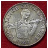 1967 Austria 50 Shilling Commemorative Coin