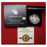2019 $1 Proof American Legion 100th Ann Silver $1