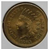 1863 Indian Head Cent
