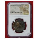Cilicia, Ninica-Claud She Wolf Ancient Coin NGCVF