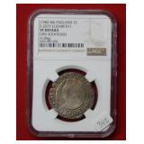 1582-84 Elizabeth I Coin NGC VF Details w/ Scratch
