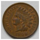 1900 Indian Head Cent - Red / Brown