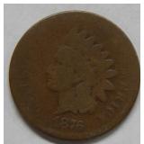 1876 Indian Head Cent Coin