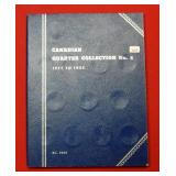 Lot of 23 Silver Canadian Quarters back to 1919-