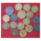 (17) 5&10 Pfenning coins from 1917-1936