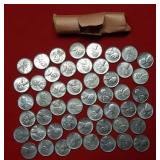 Roll of 1943 S Steel Cents - High Grade