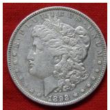 1893 Morgan Silver Dollar Coin