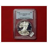 2000 P Silver Eagle PCGS PR69DCAM