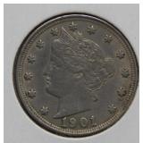 1901 Liberty Head Nickel