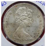 1965 Canadian Silver Dollar Coin