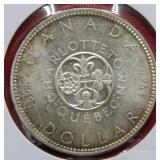 1964 Canadian Silver Dollar Coin
