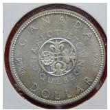 1964 Canadian Silver Dollar Coin