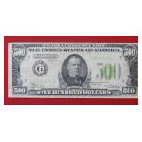 1934 $500 Federal Reserve Note