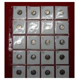 (20) Proof Roosevelt Dimes dating back to 1969