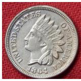 1864 Indian Head Cent - Copper Nickel