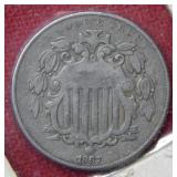 1967 Shield Nickel