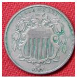 1867 Shield Nickel