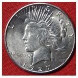1927 S Peace Silver Dollar Coin