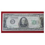 1934 $500 Federal Reserve Note