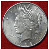 1926 D Peace Silver Dollar Coin