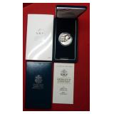 1991 $1 Silver Proof Korean War Memorial Coin