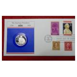 1989 First Day Cover with Washington Silver Half