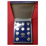2008 State Quarter 10 coin set with free box