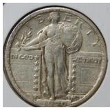 1920 D Standing Liberty Silver Quarter